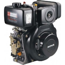 NOVA Κινητήρας πετρελαίου NOVA LD178F αερόψυκτος με πολύσφηνο άξονα σκαπτικών 15HD & Μίζα 7 HP 51B02