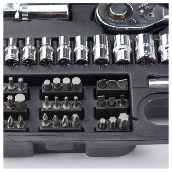 BORMANN Pro Καρυδάκια 1/2'' & 1/4'' 73Τεμ