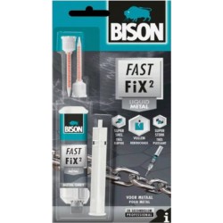 Κόλλα Bison Fast Fix2 Liquid Metal 10gr 27532
