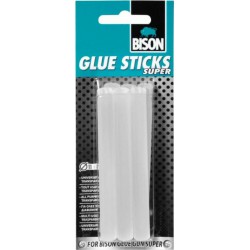 GLUE STICS ΔΙΑΦΑΝΑ ΣΤΙΚ ΘΕΡΜΟΚΟΛΛΑΣ 11MM BISON 6TEM 2794