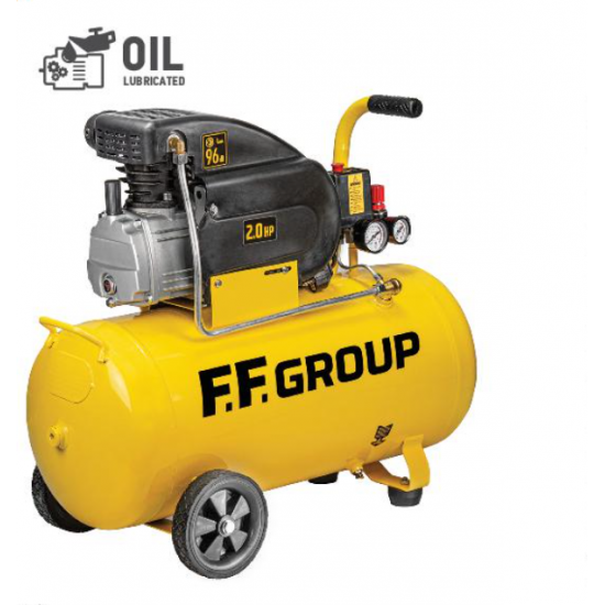 F.F. Group AC-D 250 Easy Μονοφασικό Κομπρεσέρ Αέρος με Ισχύ 2hp και Αεροφυλάκιο 50lt (47244)