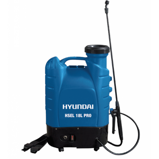 HYUNDAI HSEL 18L PRO Επαναφορτιζόμενος Ψεκαστήρας Πλάτης με Αντλία και Πιεζοστάτη 68F20