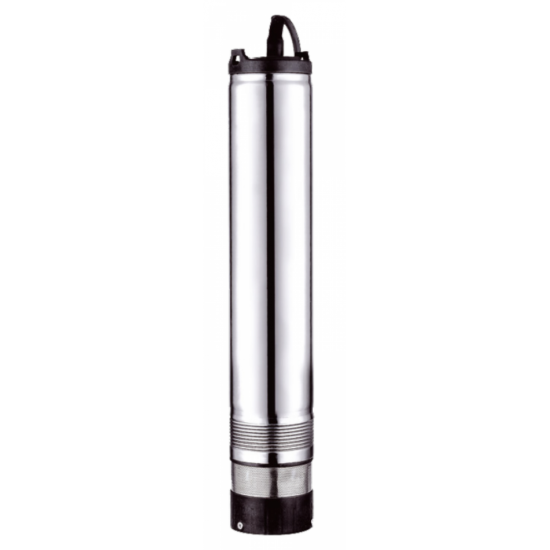 LEO LEPONO LDW-6-35-750 Αντλία γεωτρήσεων INOX 4" με καλώδιο 20m 220V με στόμιο 1¼’’ 1Hp 04A30