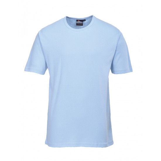 ΘΕΡΜΙΚΟ T-SHIRT ΜΕ ΚΟΝΤΟ ΜΑΝΙΚΙ PORTWEST B120 ΓΑΛΑΖΙΟ