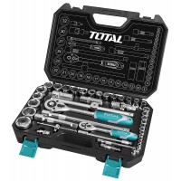 TOTAL ΣΕΤ ΚΑΣΕΤΙΝΑ ΚΑΡΥΔΑΚΙΑ 1/4\" & 1/2\" 44ΤΕΜ (THT421441)