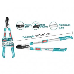 Ψαλίδα Κλάδου Τηλεσκοπική Με Βypass 65-85cm Total THTA1527406 