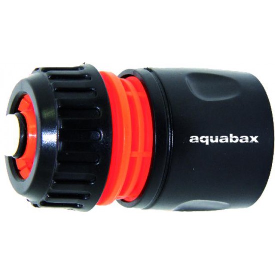 AQUABAX ΤΑΧΥΣΥΝΔΕΣΜΟΣ ΣΥΝΕΧΟΥΣ ΡΟΗΣ ΜΕ ΒΑΛΒΙΔΑ STOP 1/2″ – 5/8″ (TS3004)