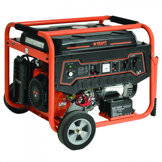 Ηλεκτρογεννήτρια βενζίνης 5.000W KRAFT LT 6500E (63732)