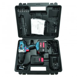 Δραπανοκατσάβιδο Κρουστικό BRUSHLESS Μπαταρίας Λιθίου 2 ταχυτήτων 18V - 2x1.5Ah BULLE 63435
