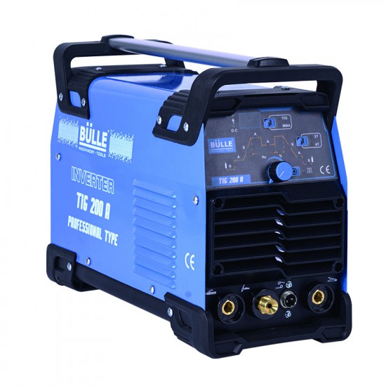 Ηλεκτροσυγκόλληση Παλμική (Pulse) Inverter TIG & MMA 200A BULLE 657004