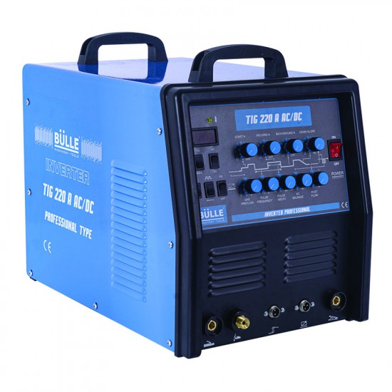 Ηλεκτροσυγκόλληση Παλμική (Pulse) Inverter TIG AC/DC & MMA TIG 220A AC/DC BULLE 657005