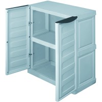 Ντουλάπα Πλαστική Δίφυλλη 70x39x85cm ArtPlast SPAZIO S70/B (610001)