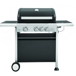Ψησταριά (BBQ) Υγραερίου με 3 καυστήρες + 1 πλαϊνή εστία UNIMAC Σειρά Trend 661314