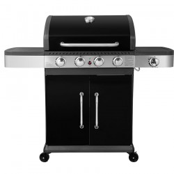 Ψησταριά (BBQ) Υγραερίου με 4 καυστήρες + 1 πλαϊνή εστία UNIMAC Σειρά Premium 661316