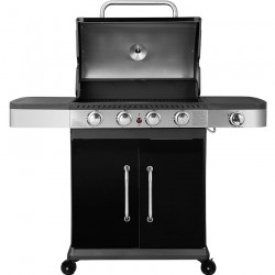 Ψησταριά (BBQ) Υγραερίου με 4 καυστήρες + 1 πλαϊνή εστία UNIMAC Σειρά Premium 661316