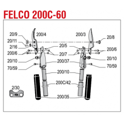FELCO ΚΑΤΑΛΟΓΟΣ ΑΝΤΑΛΛΑΚΤΙΚΩΝ FELCO 200C-60