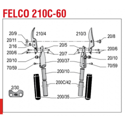 FELCO ΚΑΤΑΛΟΓΟΣ ΑΝΤΑΛΛΑΚΤΙΚΩΝ FELCO 210C-60