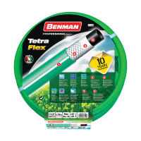 ΛΑΣΤΙΧΟ ΝΕΡΟΥ ΠΛΕΚΤΟ TETRA FLEX ΠΡΑΣΙΝΟ 1/2’’ 50m 40bar BENMAN 77142
