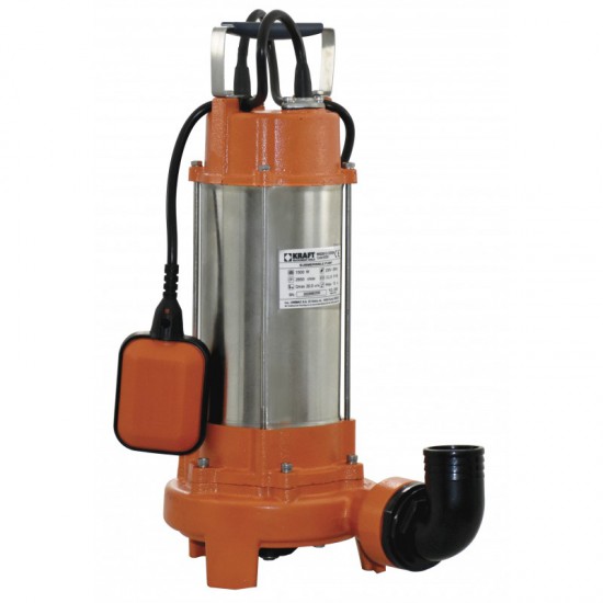 Αντλία λυμάτων Kraft inox με κοπτήρα 1500 Watt 2" 63561