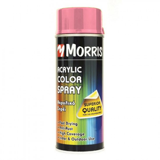 Σπρέi χρώματος Γυαλιστερό Ρόζ Ανοιχτό Morris  (RAL 3015) 400ml