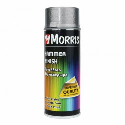 Σπρέι Σφυρήλατη Λάκα Ασημί Morris Hammer Finish 400ml 28557