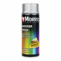 Σπρέι Σφυρήλατη Λάκα Γκρι Morris Hammer Finish 400ml 28558