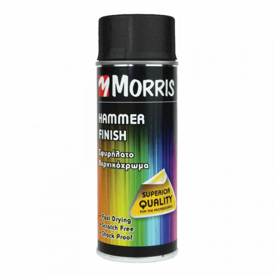 Σπρέι Σφυρήλατη Λάκα Ανθρακί Morris Hammer Finish 400ml 28560