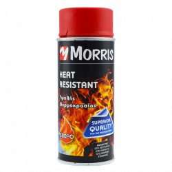 ΣΠΡΕΙ ΠΥΡΑΝΤΟΧΟ 300°C ΚΟΚΚΙΝΟ ΛΑΚΑ 400ML MORRIS 33497
